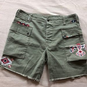 Ralph Lauren Men's Embroidered Cargo Shorts